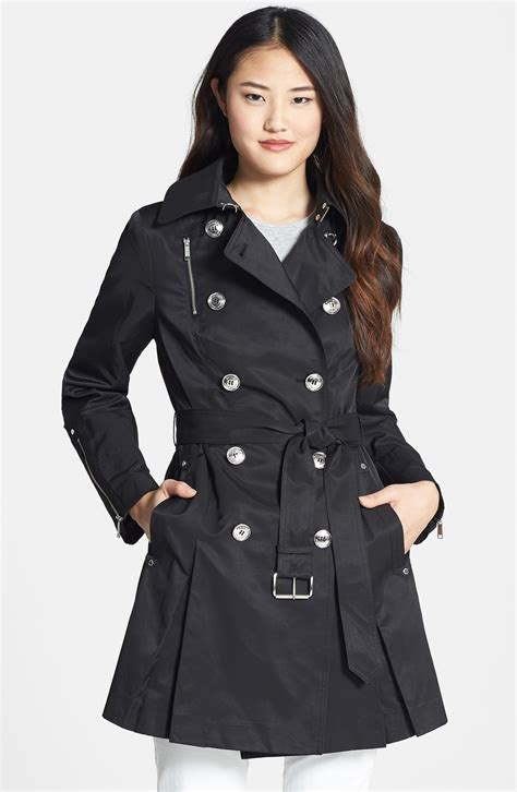 michael kors women trench coat bloomingdale's|Michael Kors Double Breasted Trench Coat.